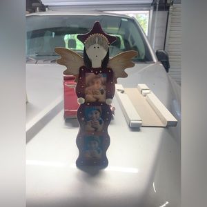 Cute Christmas angel photo frame. NIB